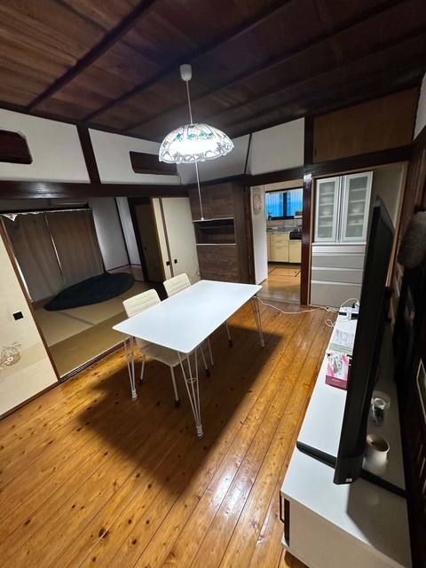 3-Bedroom House — Sakamoto-cho in Sakamoto-cho, Yokosuka — photo 9 of 14: dining room with wood floors and tatami room